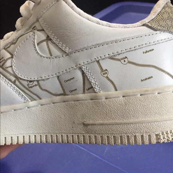 Mr Cartoon Nike Air Force 1 LA Freeway Map - Picture 5 of 8